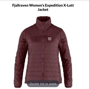 Fjallraven Expedition X-Latt Insulated Winter Jacket - Women's Size Large (Port)